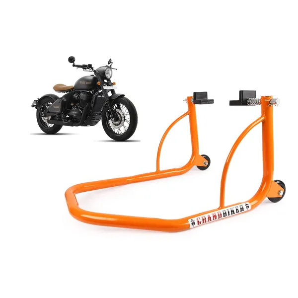 Grandbiker_Rear_Wheel_Paddock_Stand_Extra_Strong_with_Swing_Arm_Rest_for_jawa_perak_(Orange)