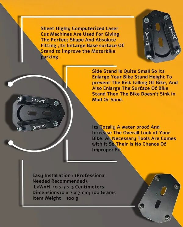 Grandbiker_Premium_Side_Stand_Extender_Compatible_with/for_Bajaj_Dominar_250/400