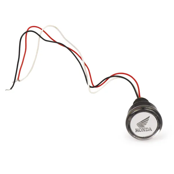 Grandbiker_LED_Crystal_Handlebar/Handle_Weight_Light_Indicators_For_Universal_Honda_(White_&_Green)