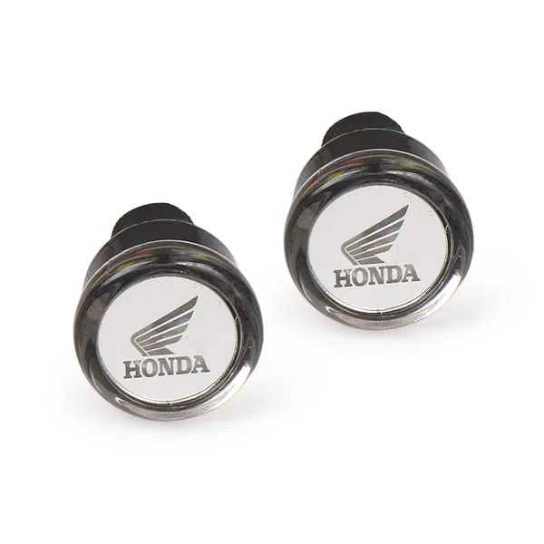 Grandbiker_LED_Crystal_Handlebar/Handle_Weight_Light_Indicators_For_Universal_Honda_(White_&_Green)