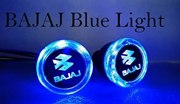 Grandbiker_Crystal_Handle_Bar_End_Indicator_LED_Light_Side_Weights_Handle_Grip_End_Indicator_Light_For_All_BAJAJ_Bikes_-_Set_of_2_(BLUE)