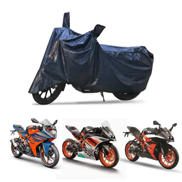 Grandbiker_Dust_&_Waterproof_Bike_Body_Cover_for_KTM_RC_with_Double_Mirror_Pocket_Black