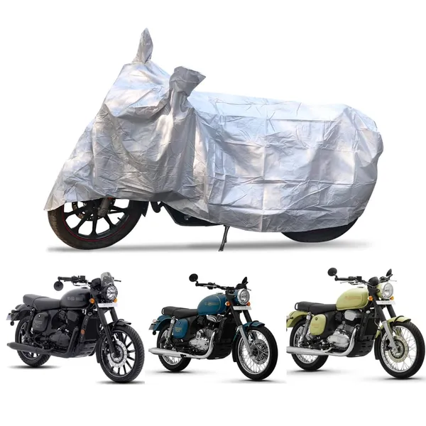 Grandbiker_Bike_Cover_for_jawa42_-_Water_Resistant_Dust_and_Heat_Protection_|Mirror_Pockets_|_5-Thread_Interlock_Stitching_|_Motorcycle_Cover_(Silver)