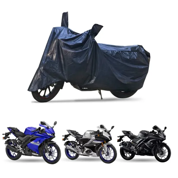 Grandbiker_Dust_&_Waterproof_Bike_Body_Cover_for_R15_with_Double_Mirror_Pocket_Black