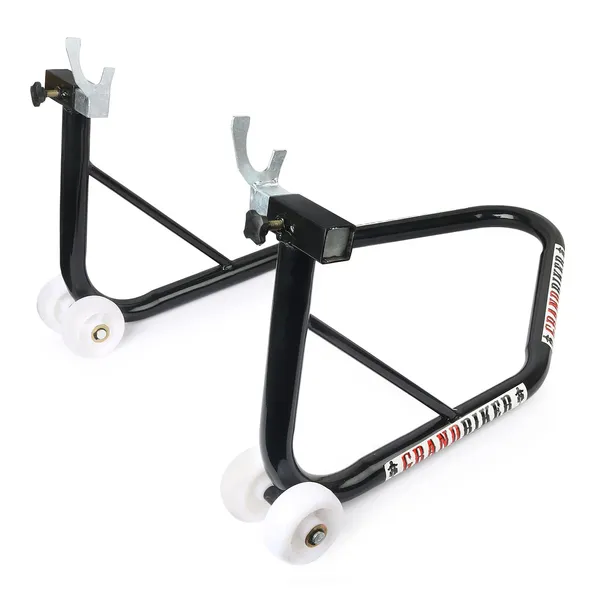 Grandbiker_Universal_Rear_Paddock_Stand_with_Spool_Lifting_Holders_Only_for_KTM,Yamaha,Kawasaki,BMW,TVS,Bajaj,Hero,Mahindra,Triumph_Street_etc_(Black)