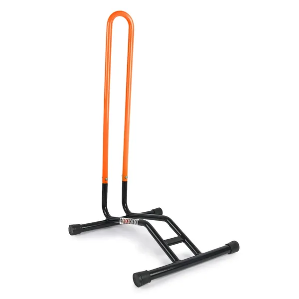 Grandbiker_Bicycle_Parking_Stand,_Bicycle_Floor_Parking_Holder_Stand,_Rubber_(Black+Orange)