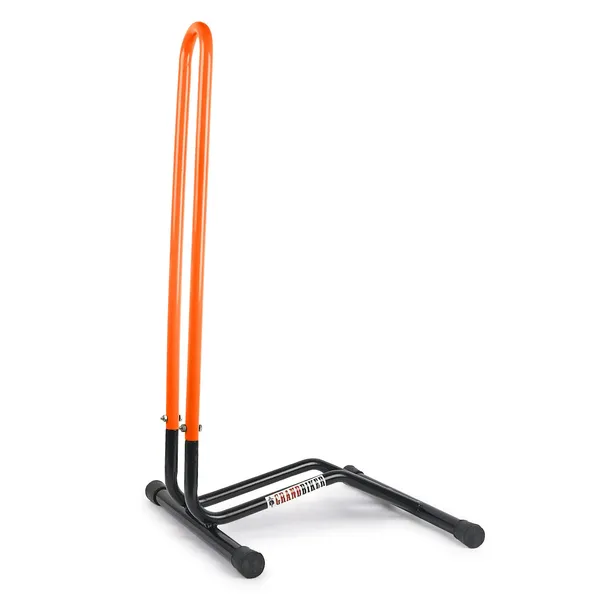 Grandbiker_Bicycle_Parking_Stand,_Bicycle_Floor_Parking_Holder_Stand,_Rubber_(Black+Orange)