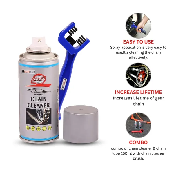 Grandbiker_Universal_Rear_Paddock_Stand_with_Spool_Lifting_Holders_and_Adhesive_Chain_Lube_150ml_&_Chain_Cleaner_150ml_Each_and_Bike_Chain_Cleaning_Brush_(Black)