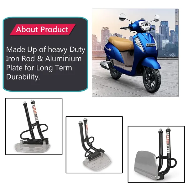 Grandbiker_Footrest_Stand_Compatible_For_Suzuki_Access_Bs6