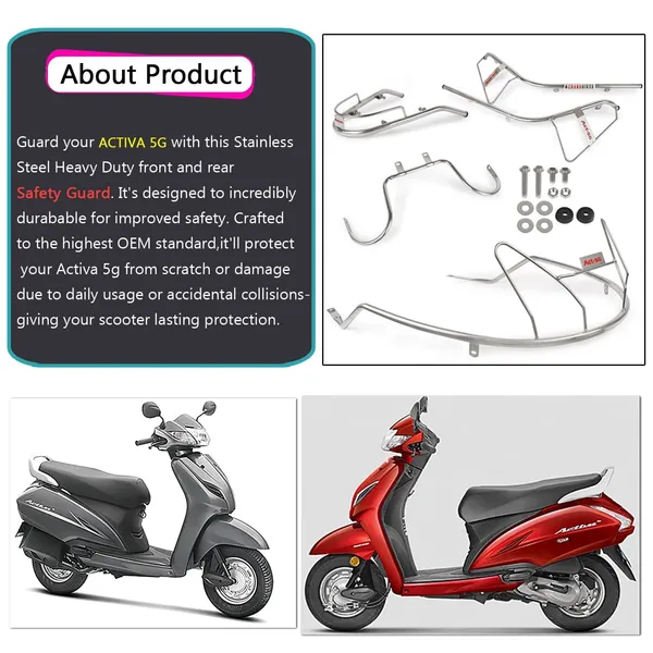 Grandbiker_Steel_Guard_for_Scooter_(Activa_5G)