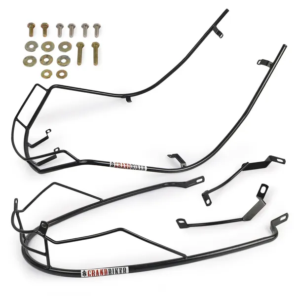 Grandbiker_Backrest,_Foot_Rest,Center_Stand_&_Black_Crash_Guard_for_S1_&_S1_Pro_4_in_1_Combo