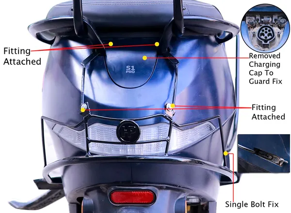 Grandbiker_Backrest,_Foot_Rest,Center_Stand_&_Black_Crash_Guard_for_S1_&_S1_Pro_4_in_1_Combo