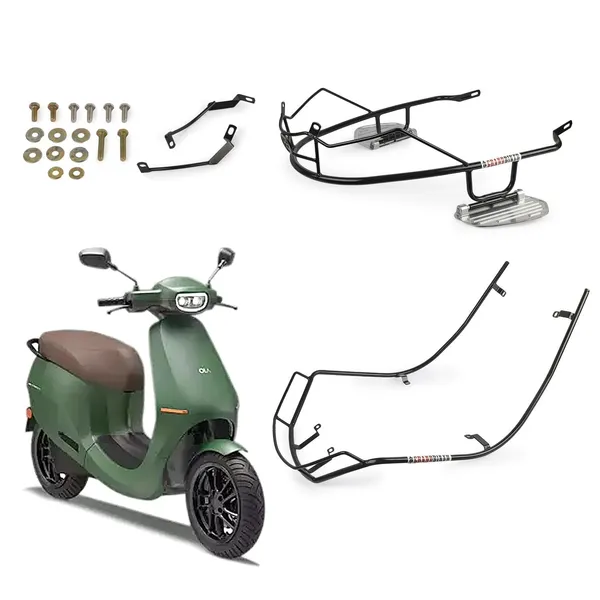 Grandbiker_Black_Guard_with_Foldable_Footrest_Full_Set_Suitable_for_S1_&_S1_Pro_Bike_Crash_Guard