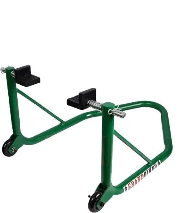 Grandbiker_Rear_Universal_Wheel_Paddock_Stand_Extra_Strong_with_Swing_Arm_Rest_for_RS_457_(Green)