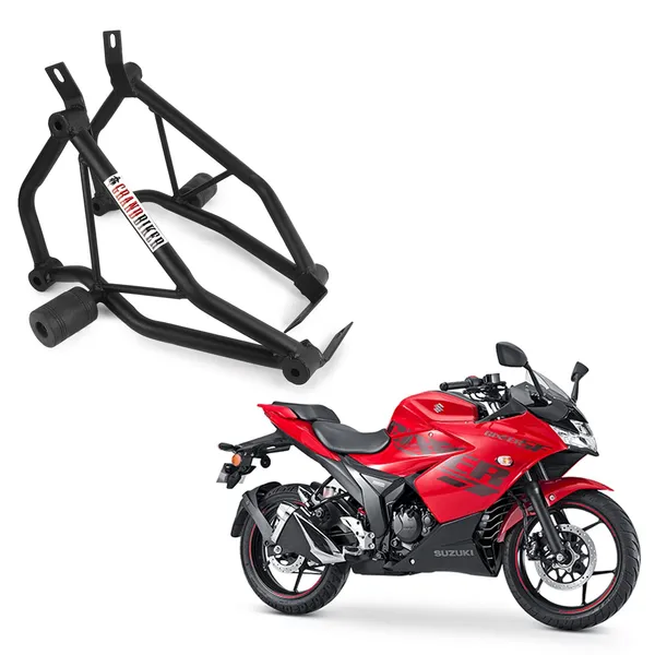 Grandbiker_Heavy_Quality_Metal_Crash_Guard_with_Slider_Compatible_for_Gixxer_SF_250