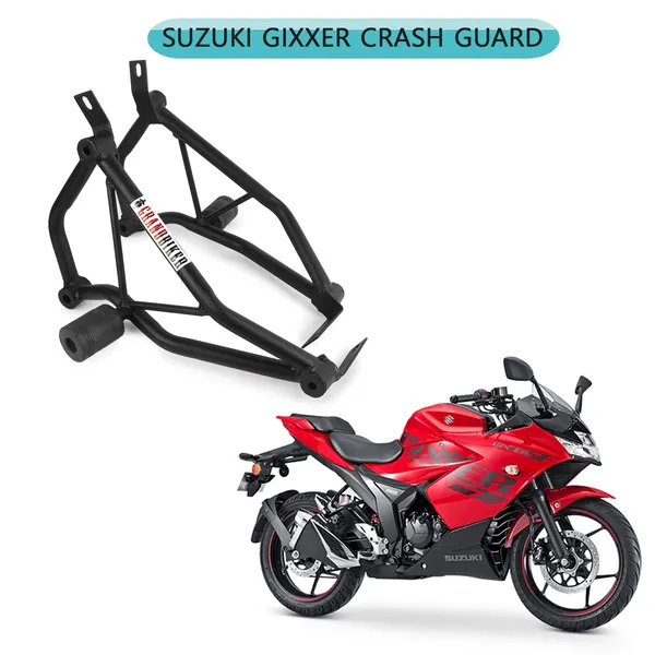 Grandbiker_Heavy_Quality_Metal_Crash_Guard_with_Slider_Compatible_for_Gixxer_SF_250