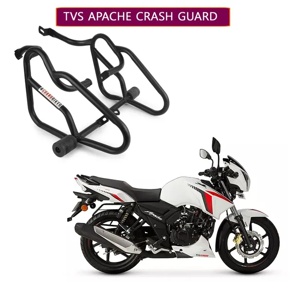 Grandbiker_Heavy_Quality_Metal_Crash_Guard_with_Slider_Compatible_for_Apache_RTR_160