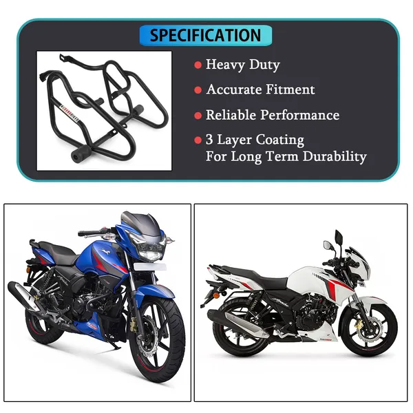 Grandbiker_Heavy_Quality_Metal_Crash_Guard_with_Slider_Compatible_for_Apache_RTR_160
