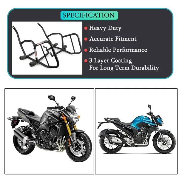 Grandbiker_Heavy_Quality_Metal_Crash_Guard_with_Slider_Compatible_for_FZ_250