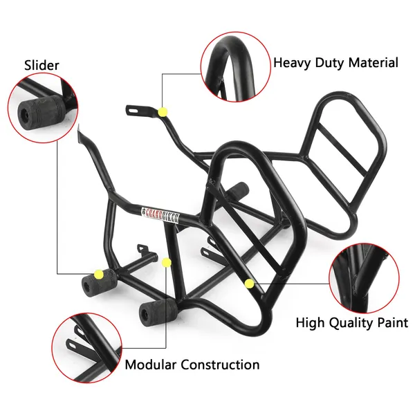 Grandbiker_Heavy_Quality_Metal_Crash_Guard_with_Slider_Compatible_for_FZ_150
