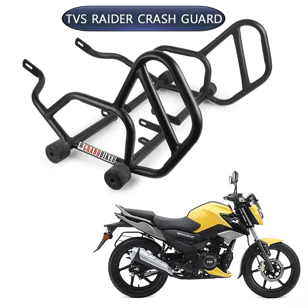 Grandbiker_Heavy_Quality_Metal_Crash_Guard_with_Slider_Compatible_for_Raider