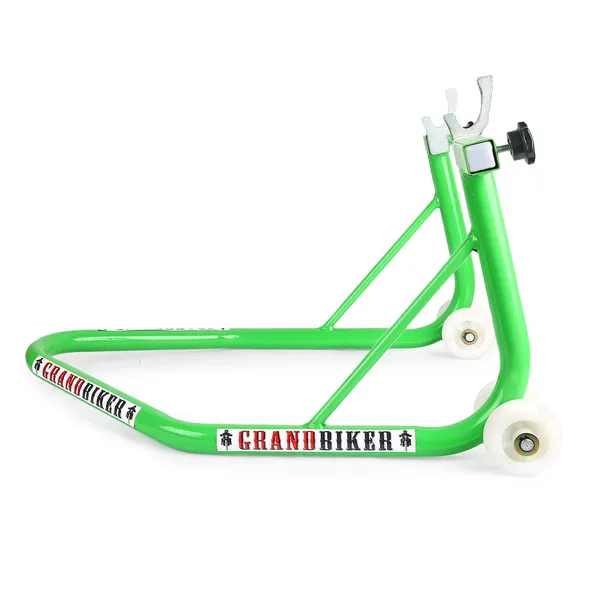 Grandbiker_Universal_Rear_Paddock_Stand_With_Spool_Lifting_Holders_(Green)