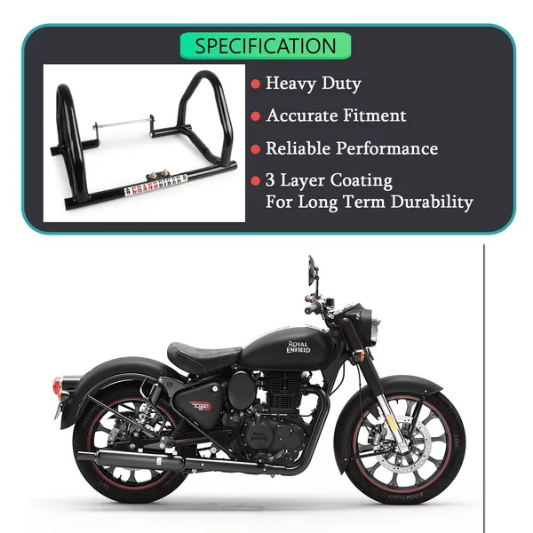 Grandbiker_Heavy_Quality_Metal_Crash_Guard_with_Slider_Compatible_for_RE_Reborn_350