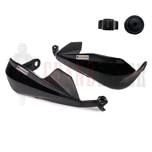 Grandbiker_Hand_Palm_Protector_Wind_Deflector_Lever_Protector/Unbreakable_Scratchproof_Handguard_for_Apache_1604v_BS6_(Black)