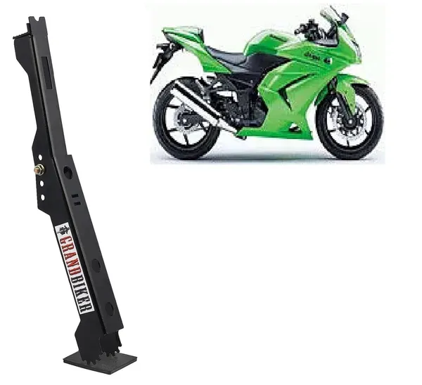 Grandbiker_Moto_Jack_for_Bike_Chain_Maintenance,_Cleaning,_Puncture_Check_Assistance,Portable_&_Adjustable_Jack_for_Ninja_250R_(Black)