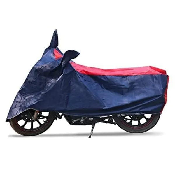 Grandbiker_Scooty_Cover_-_S1_Air_|_with_Storage_Bag_|_Dust_and_Heat_Protection_|_Stripe_Design_|_PU_Taffeta_|_Mirror_Pockets_|_Scooter_Cover_(RED/Blue)