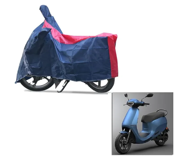 Grandbiker_Scooty_Cover_-_S1_Pro_-_2nd_Generation_|_with_Storage_Bag_|_Dust_and_Heat_Protection_|_Stripe_Design_|_PU_Taffeta_|_Mirror_Pockets_|_Scooter_Cover_(RED/Blue)