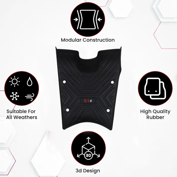 Grandbiker_3D_Footmat/Floor_mat_Compatible_for_O.l.a_Gen_2,_(S1_Air_/_S1_X_|_S1_X_Plus)_Compatible_for_O.l.a_Ev_Scooters_(2nd_Gen_Footmat)