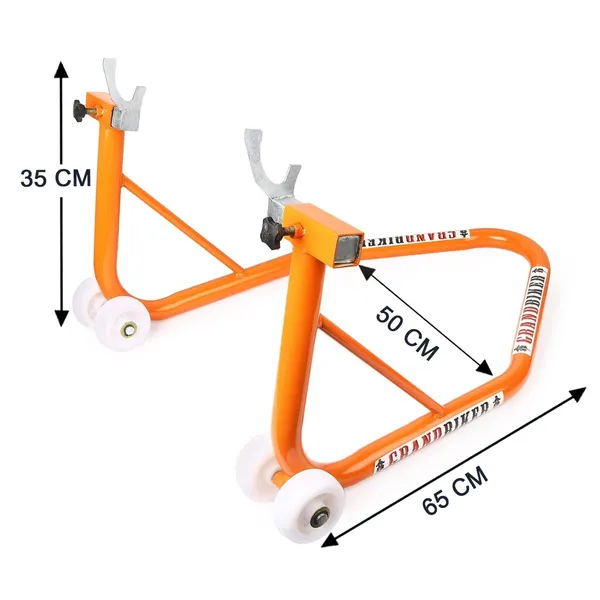 Grandbiker_Universal_Rear_Paddock_Stand_with_Spool_Lifting_Holders_for_P.u.ls.a.r_N.S.400Z_(Orange)