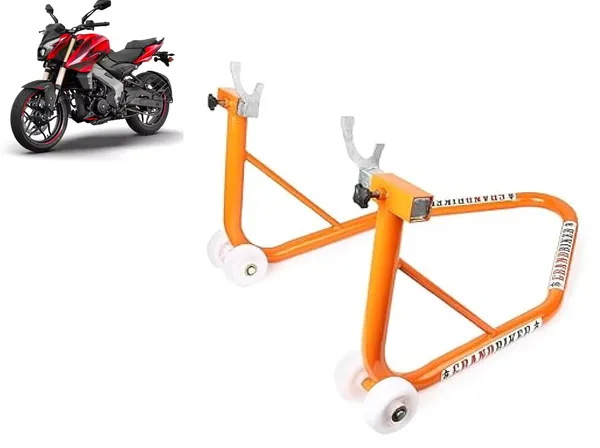 Grandbiker_Universal_Rear_Paddock_Stand_with_Spool_Lifting_Holders_for_P.u.ls.a.r_N.S.400Z_(Orange)