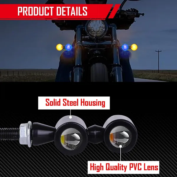 Grandbiker_Mini_Jet_Twins_Aluminum_Bullet_Shape_Turn_Signal_Lights_Indicator_lights_Double_Color_Universal_for_All_Bikes_Models_Turn_Signal_Lights_Motorcycle_Indicator_Light_(Set_Of_2)_(Blue/Orange)