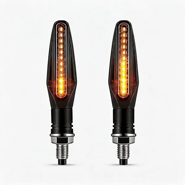 Grandbiker_Original_Waterproof_Flexible_Rubber_9_Led_K.T.M_Style_Indicators_SMD_High_Bright_Compatible_for_N.i.n.j.a_250R_Turn_Signal_Lights_Motorcycle_Amber,_Set_of_4_-_Pack_of_2