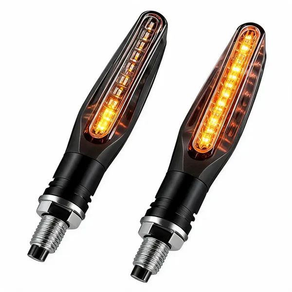 Grandbiker_Original_Waterproof_Flexible_Rubber_9_Led_K.T.M_Style_Indicators_SMD_High_Bright_Compatible_for_D.u.k.e_250_Turn_Signal_Lights_Motorcycle_Amber,_Set_of_4_-_Pack_of_2