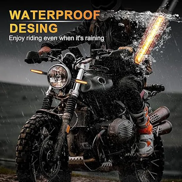 Grandbiker_Original_Waterproof_Flexible_Rubber_9_Led_K.T.M_Style_Indicators_SMD_High_Bright_Compatible_for_D.u.k.e_250_Turn_Signal_Lights_Motorcycle_Amber,_Set_of_4