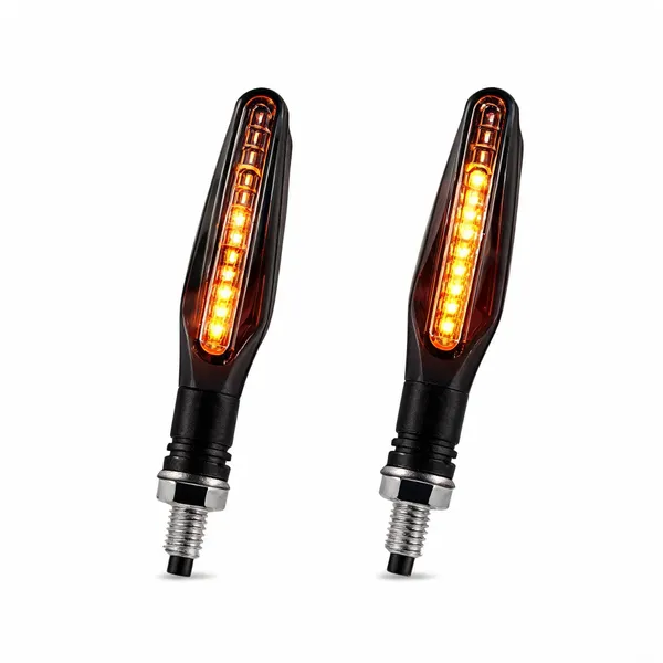 Grandbiker_Original_Waterproof_Flexible_Rubber_9_Led_K.T.M_Style_Indicators_SMD_High_Bright_Compatible_for_H.o.n.d.a_X-B.l.a.d.e_Turn_Signal_Lights_Motorcycle_Amber,_Set_of_4_-_Pack_of_2