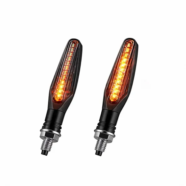 Grandbiker_Original_Waterproof_Flexible_Rubber_9_Led_K.T.M_Style_Indicators_SMD_High_Bright_Compatible_for_K.T.M_200_D.u.k.e_Turn_Signal_Lights_Motorcycle_Amber,_Set_of_4_-_Pack_of_2