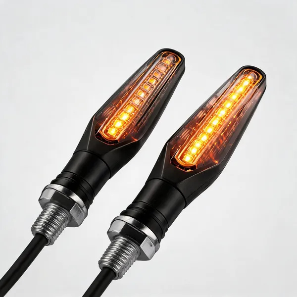 Grandbiker_Original_Waterproof_Flexible_Rubber_9_Led_K.T.M_Style_Indicators_SMD_High_Bright_Compatible_for_D.o.m.i.n.a.r_Turn_Signal_Lights_Motorcycle_Amber,_Set_of_4_-_Pack_of_2