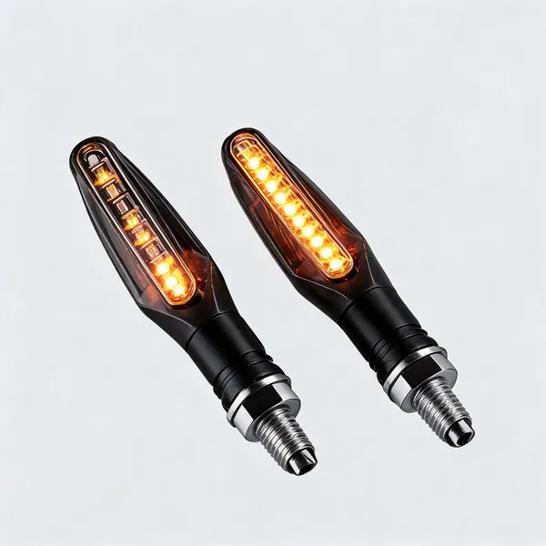 Grandbiker_Original_Waterproof_Flexible_Rubber_9_Led_K.T.M_Style_Indicators_SMD_High_Bright_Compatible_for_R.E_c.o.n.t.i.n.e.n.t.a.l_g.t_650_Turn_Signal_Lights_Motorcycle_Amber,_Set_of_4_-_Pack_of_2