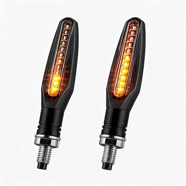 Grandbiker_Original_Waterproof_Flexible_Rubber_9_Led_K.T.M_Style_Indicators_SMD_High_Bright_Compatible_for_R.E_c.o.n.t.i.n.e.n.t.a.l_g.t_650_Turn_Signal_Lights_Motorcycle_Amber,_Set_of_4_-_Pack_of_2