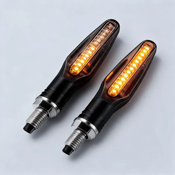 Grandbiker_Original_Waterproof_Flexible_Rubber_9_Led_K.T.M_Style_Indicators_SMD_High_Bright_Compatible_for_P.u.l.s.a.r_R.S_200_Turn_Signal_Lights_Motorcycle_Amber,_Set_of_4_-_Pack_of_2