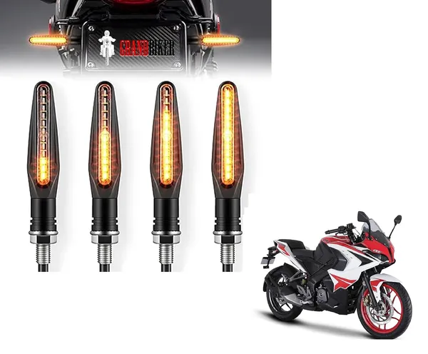 Grandbiker_Original_Waterproof_Flexible_Rubber_9_Led_K.T.M_Style_Indicators_SMD_High_Bright_Compatible_for_P.u.l.s.a.r_R.S_200_Turn_Signal_Lights_Motorcycle_Amber,_Set_of_4