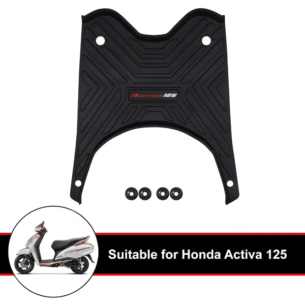 Grandbiker_Foot_Mat_Removeable_&_Washable_Floor_Board_Heavy_Duty_Foot_Mat_Floor_Board_Premium_Comfort_and_Durability/FootMat_Compatible_for_Activa_125_(BS4_&_BS6)