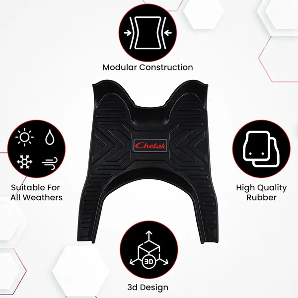Grandbiker_TPU_Chetak_Removable_&_Washable_Foot_Mat_-_Heavy_Duty_Floor_Board_Mat_Compatible_with_Chetak_EV_-_Premium_Comfort_and_Durability_-_Black