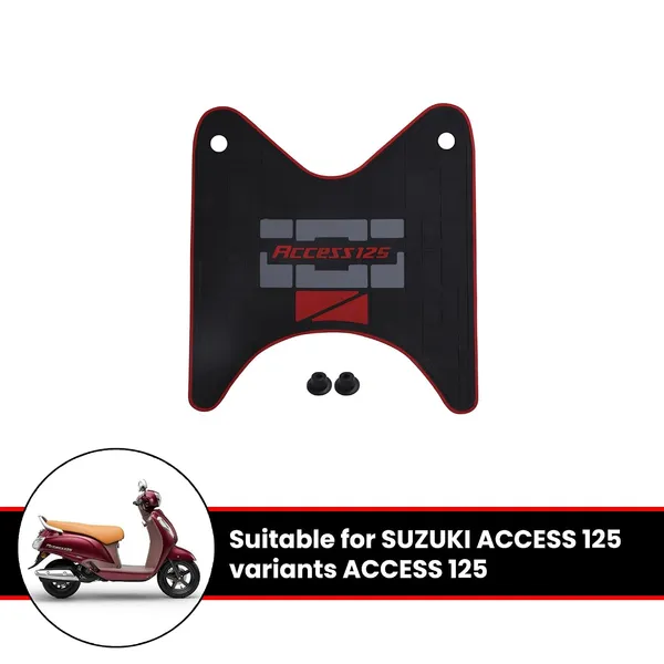 Grandbiker_PVC_Rubber_Scooter/Scooty_Floormat/Footmat_Compatible_for_Access_125_CC,_Durable_|_Waterproof_|_Anti-Slip_|_Easy_to_Clean_Protects_Floor