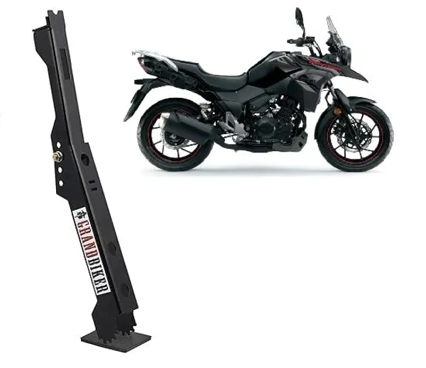 Grandbiker_Moto_Jack_for_Bike_Chain_Maintenance,_Cleaning,_Puncture_Check_Assistance,Portable_&_Adjustable_Jack_for_V-Strom_250_(Black)