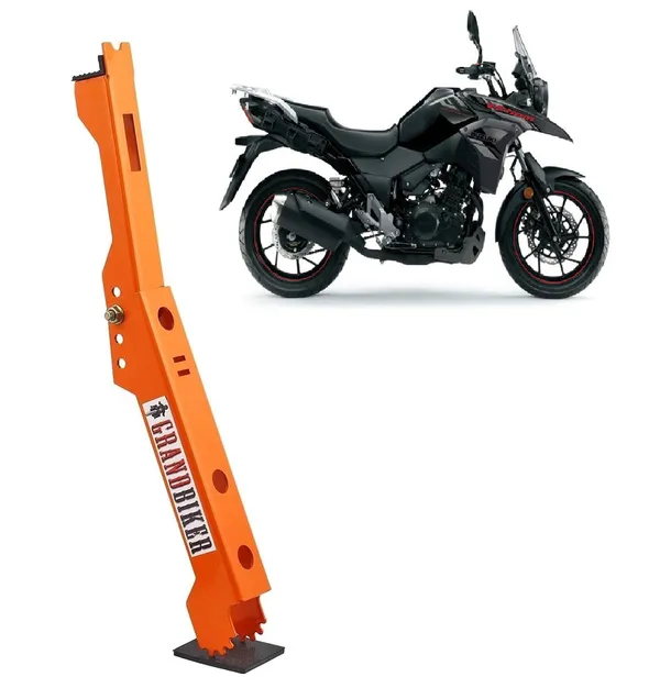 Grandbiker_Moto_Jack_for_Bike_Chain_Maintenance,_Cleaning,_Puncture_Check_Assistance,Portable_&_Adjustable_Jack_for_V-Strom_250_(Orange)